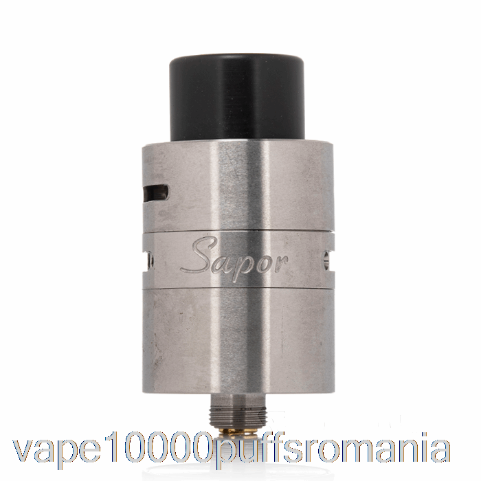Vape Romania Sapor V2 Rda By Wotofo - 22/25mm Varianta Cu Doua Posturi 22mm - Negru